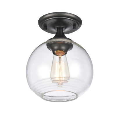 ELK HOME Angie 8” Semi Flush Mount - Echo Dining