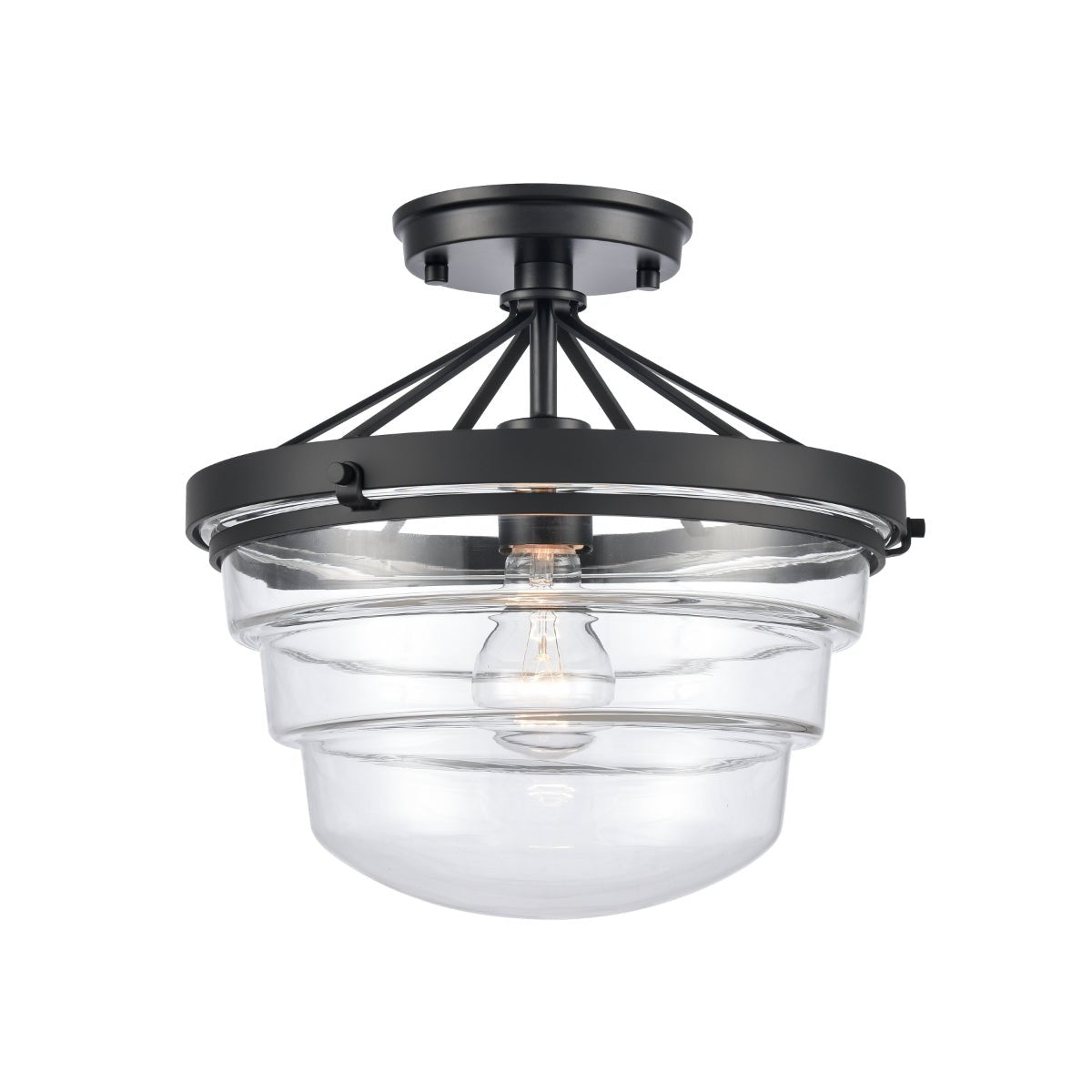 ELK HOME Boyer 12” Semi Flush Mount - Echo Dining