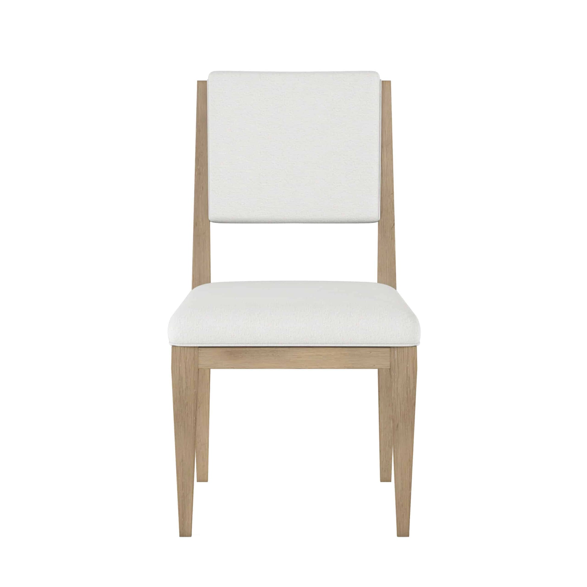  Front view of the Garrison Casual Dining Room Chair, showcasing its simple and elegant design.