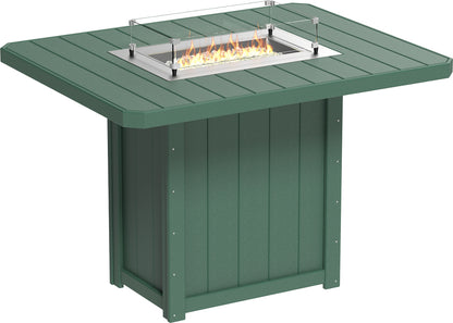 LUXCRAFT Lumin 62” Rectangular Bar Fire Table