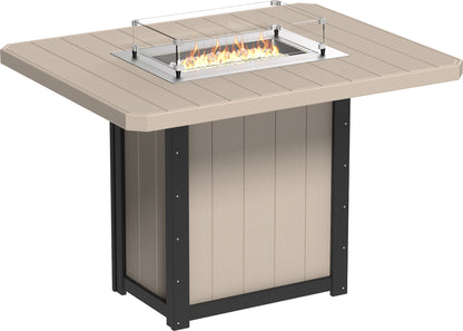 LUXCRAFT Lumin 62” Rectangular Bar Fire Table