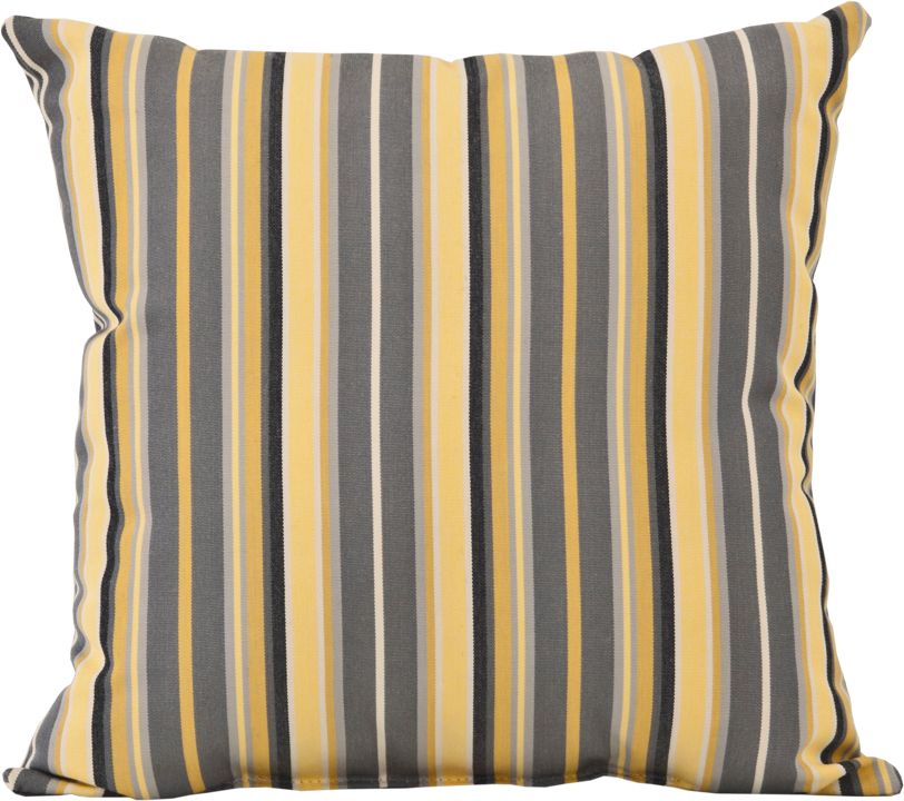 LuxCraft 15” outdoor toss pillow in Foster Metallic, crafted with durable Sunbrella® fabric for stylish and comfortable outdoor living.