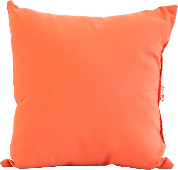 LuxCraft 15” outdoor toss pillow featuring a bright melon color, designed for outdoor comfort.