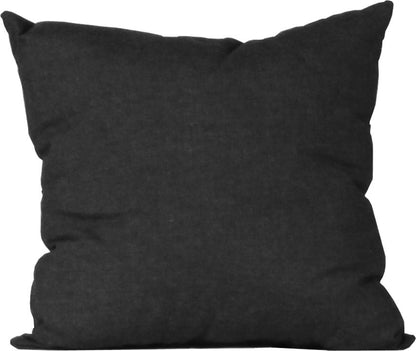 LuxCraft spectrum carbon toss pillow, sleek black design for contemporary outdoor spaces.