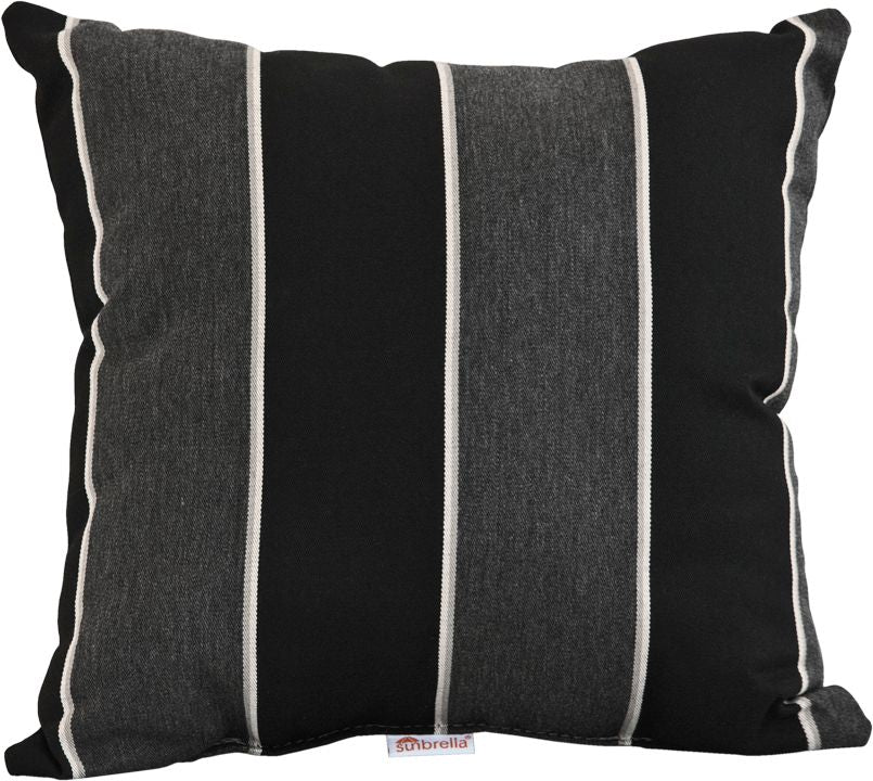 LuxCraft outdoor toss pillow in Peyton granite pattern, ideal for adding a modern touch to your patio.