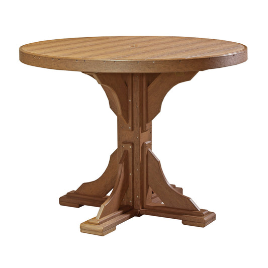 LUXCRAFT 4' Round Island Table Set 5 Piece