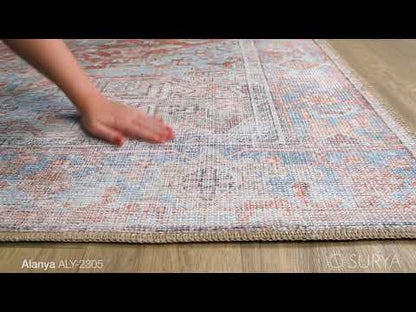 LIVABLISS Alanya Beige Machine Woven Rug