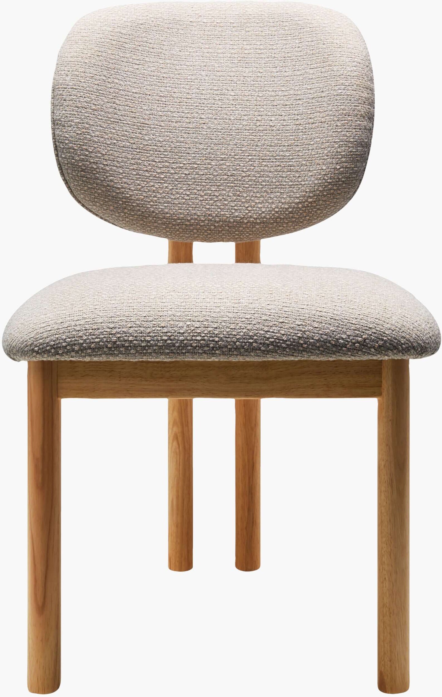  Front view of the Surya Rena Dining Chair, showcasing the clean lines and modern aesthetic.