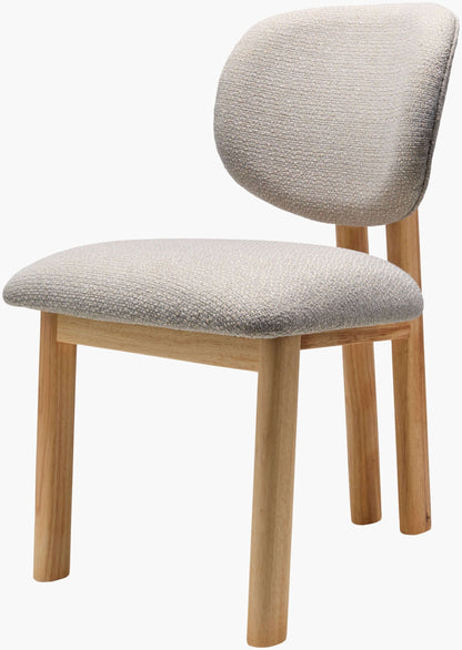 Single Surya Rena Dining Chair, capturing its minimalistic yet stylish design perfect for contemporary dining spaces.