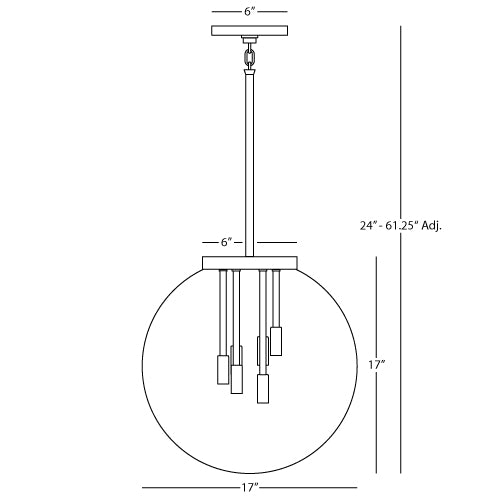 ROBERT ABBEY Zoltan Pendant Light - Echo Dining