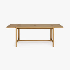 AURA LIVING Soren Oak Dining Table